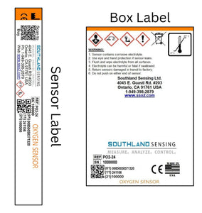 PO2-24 Percent Oxygen Sensor (For use in CO2)